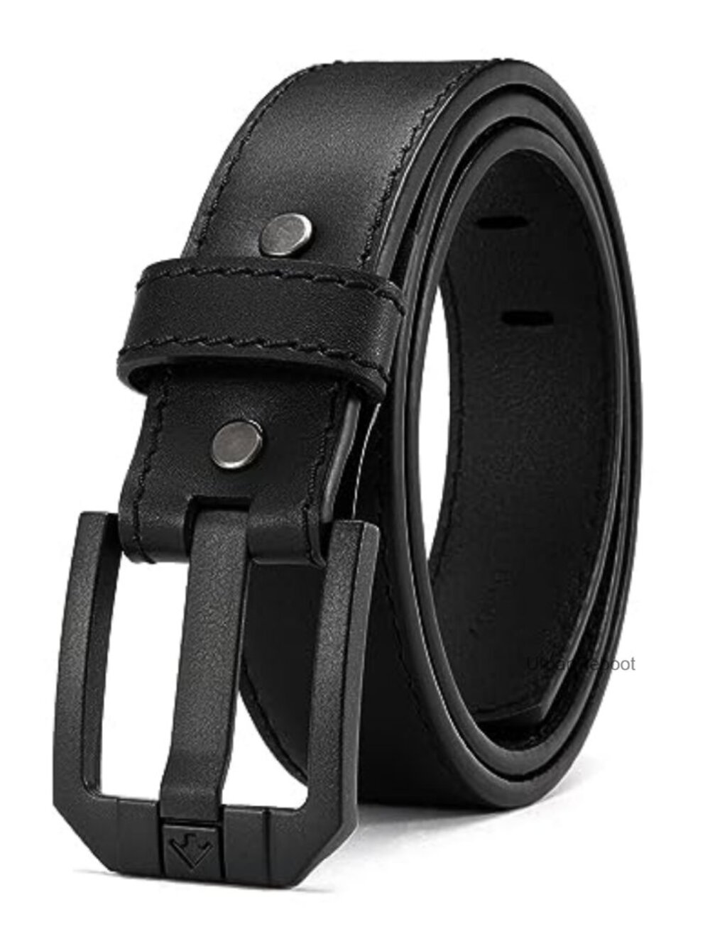 Genuine Leather Men's Tactical Belt - 1.5" Full Grain Leather Work Belt with